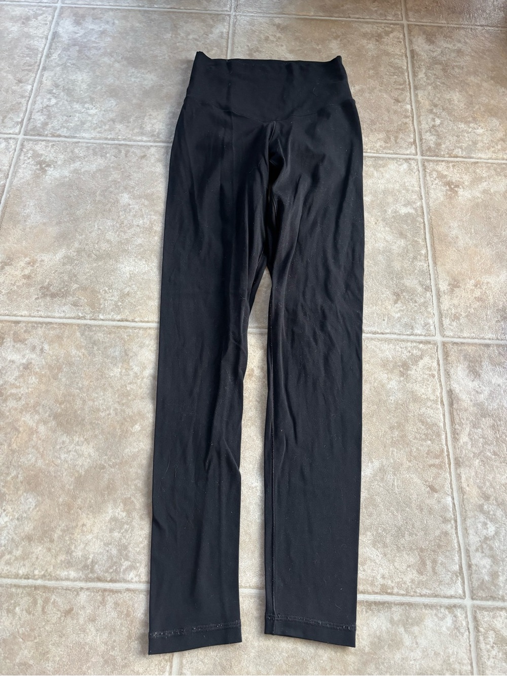 aerie Black High-Waist Leggings with Wide Waistband